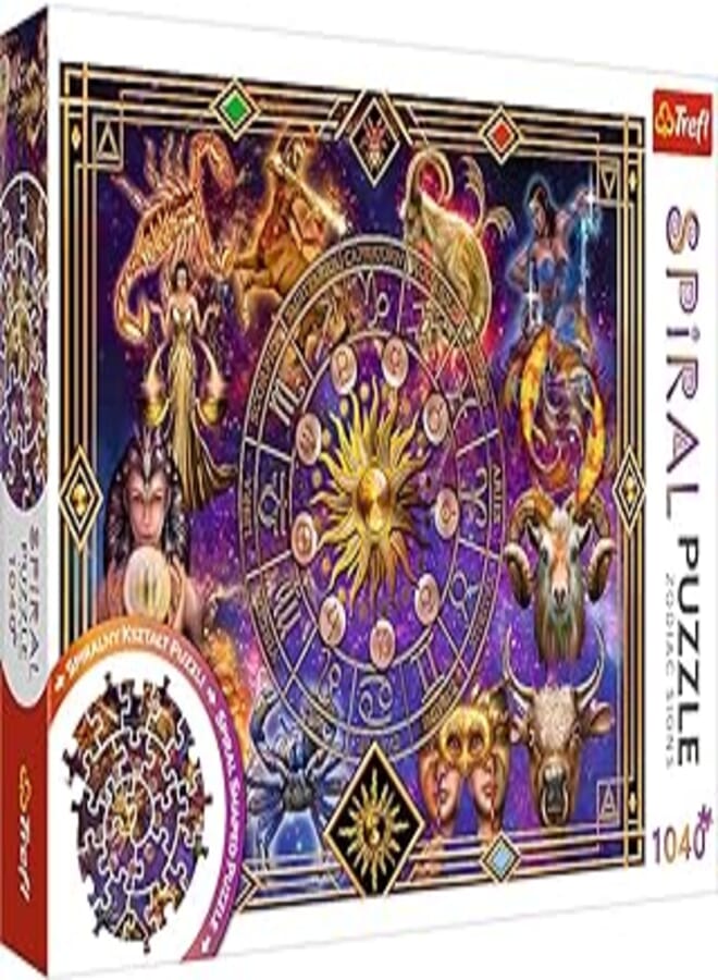 Trefl 1040 Pieces Spiral Puzzle Zodiac Signs