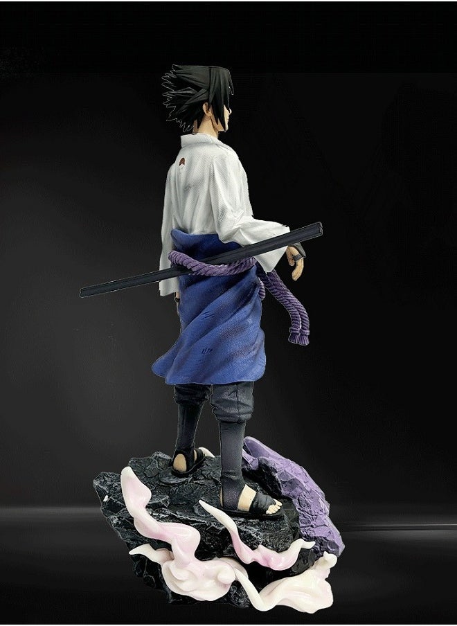 HALAMODO - Naruto Cursed Seal Sasuke Anime Figurine Model Decoration - Image 1
