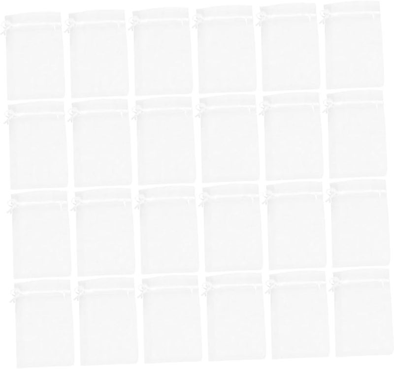 Hapinary 50 Pack Colorful Organza Drawstring Bags 10x15cm For Jewelry Candy Party Favors - Image 1