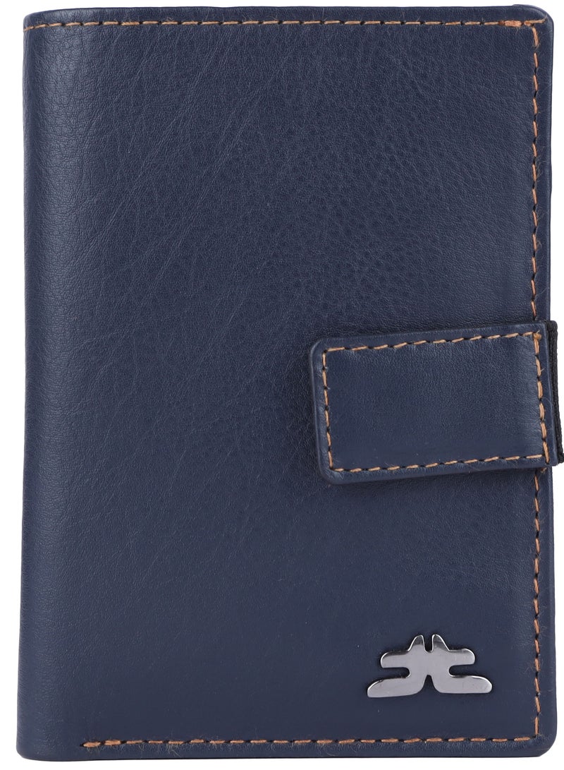 LAVERI LEATHER Laveri Genuine Leather Designer Card Holder Wallet With RFID Protection 4508M EL LP  - Image 1