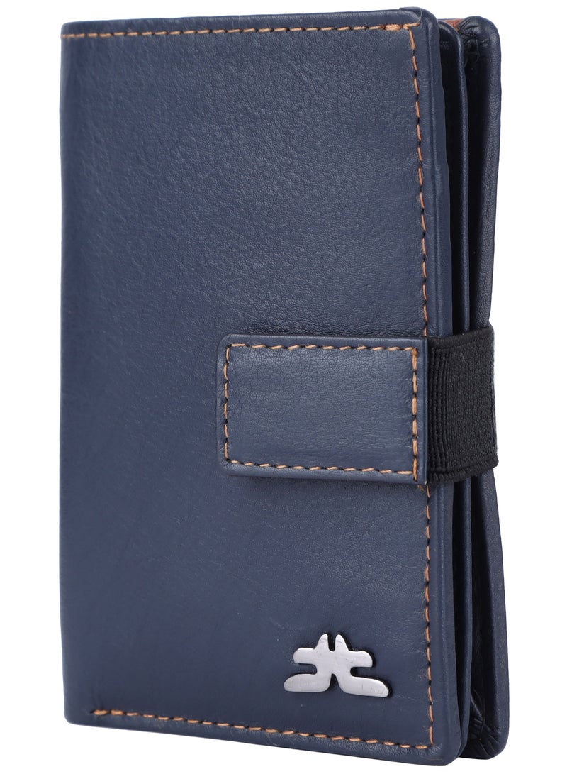 LAVERI LEATHER Laveri Genuine Leather Designer Card Holder Wallet With RFID Protection 4508M EL LP  - Image 3