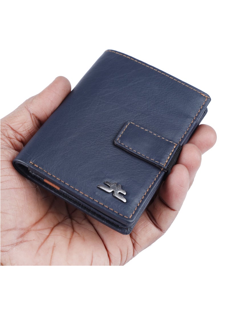 LAVERI LEATHER Laveri Genuine Leather Designer Card Holder Wallet With RFID Protection 4508M EL LP  - Image 4