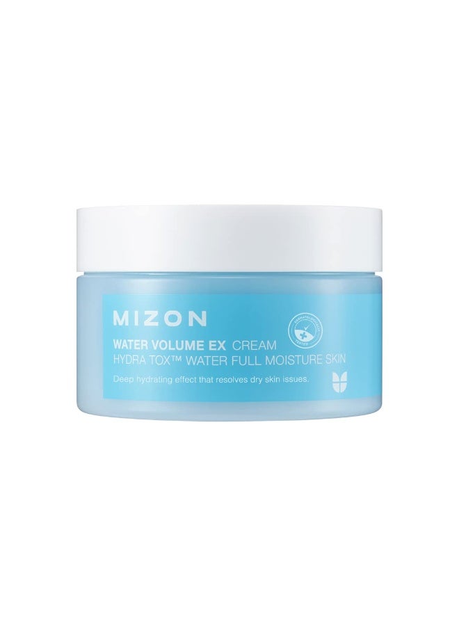 ميزون كريم MIZON Water Volume EX، مرطب جل يومي لترطيب البشرة مناسب لجميع أنواع البشرة، يتميز بتركيبة خفيفة وخصائص مهدئة ومفتحة للبشرة، كريم للوجه من منتجات العناية بالبشرة الكورية، يوفر فعالية عالية في الاحتفاظ بالرطوبة، سعة 230 مل. - Image 1