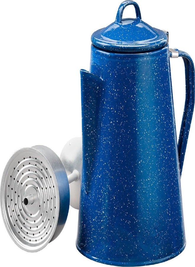 Alpine Mountain Gear 8 Cup Camping Enamel Coffee Percolator Made by Caddis Sports - Image 1
