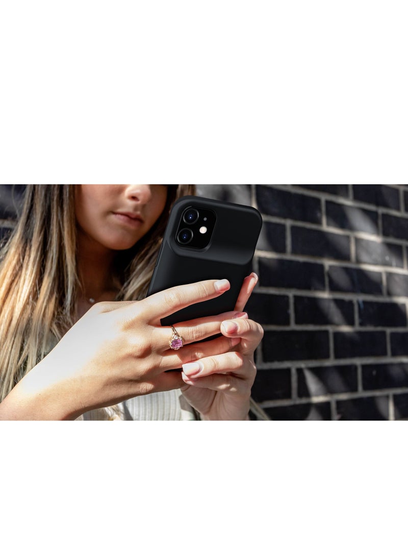 Generic - 7000mAh Battery Case Cover Rechargeable Extended Power Bank Wireless for iPhone 12 Mini - Image 1