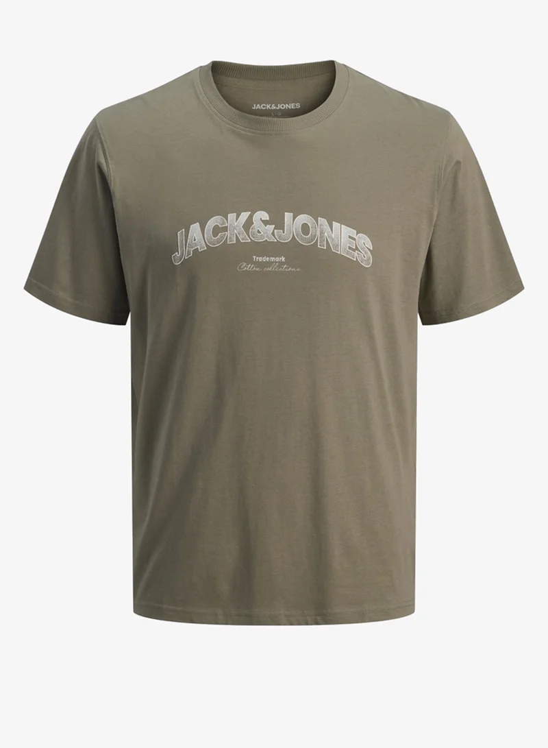 Casual Regular Fit Crew Neck T-Shirt