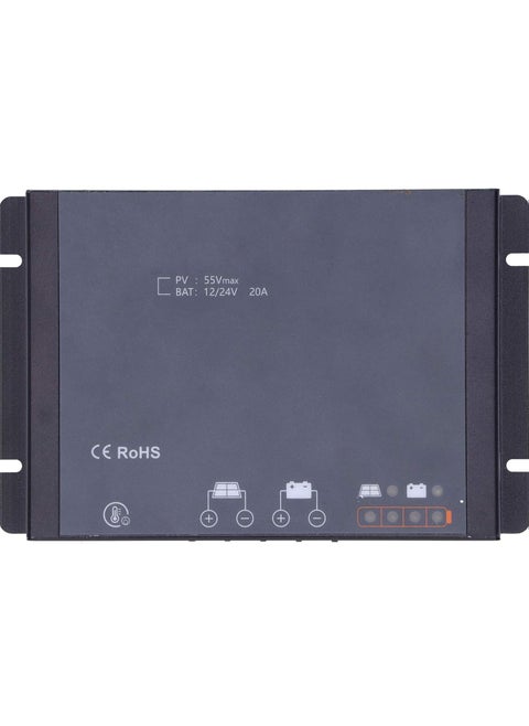 Solar Controller, MPPT Regulator, Auto Tracking Focus Waterproof with Bluetooth, 20A DC12/24V