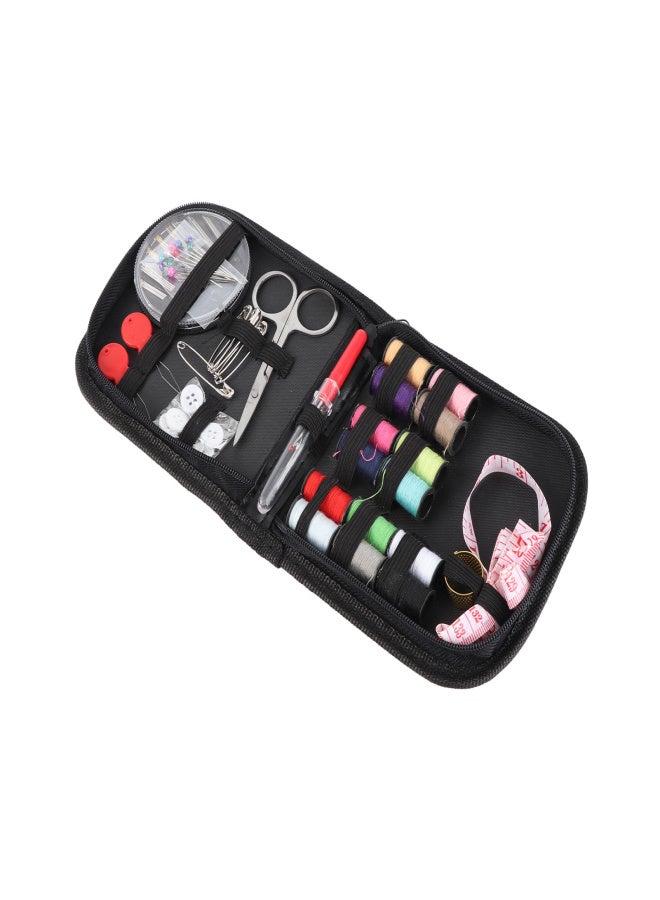 Portable Sewing Kit Thread Tape Thimble Buttons Scissors DIY Sewing Supplies with A Storage Bag for Camping Travelling - Image 5