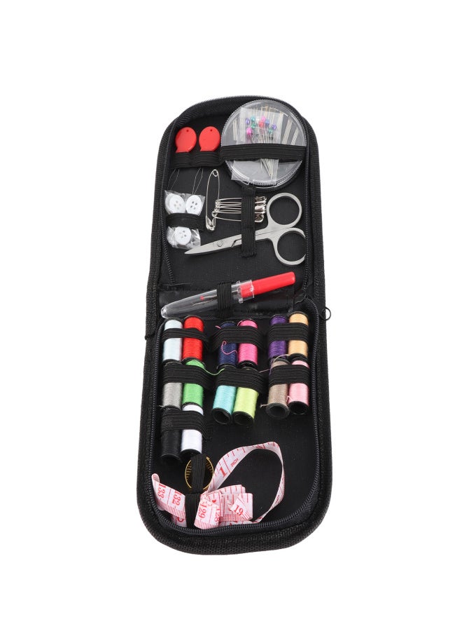 Portable Sewing Kit Thread Tape Thimble Buttons Scissors DIY Sewing Supplies with A Storage Bag for Camping Travelling - Image 4