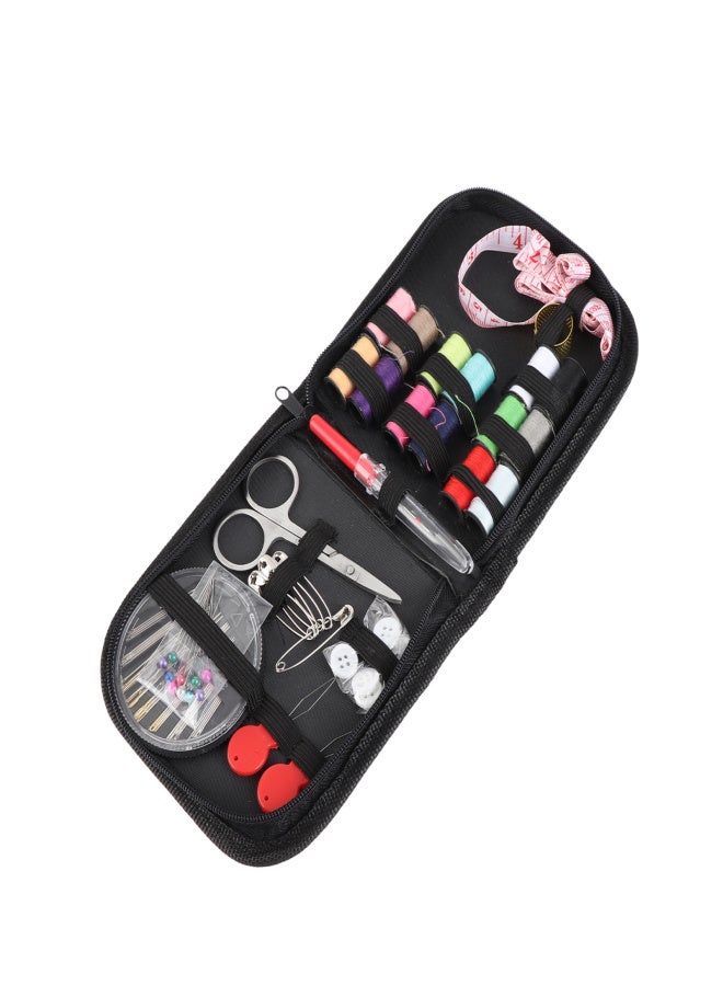 Portable Sewing Kit Thread Tape Thimble Buttons Scissors DIY Sewing Supplies with A Storage Bag for Camping Travelling - Image 2