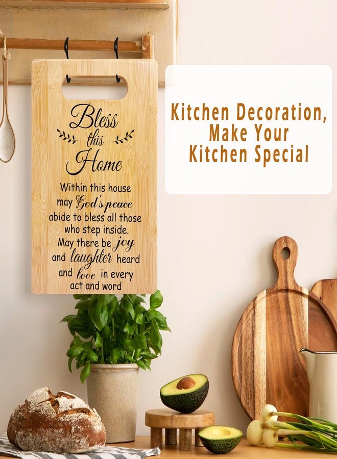 RYYCDOI House Warming Gifts New Home Women, Bless this Home Cutting Board, Hostess Gifts for Women, New Home Gift Ideas for New Homeowner, New Home Decor for Kitchen - Image 5