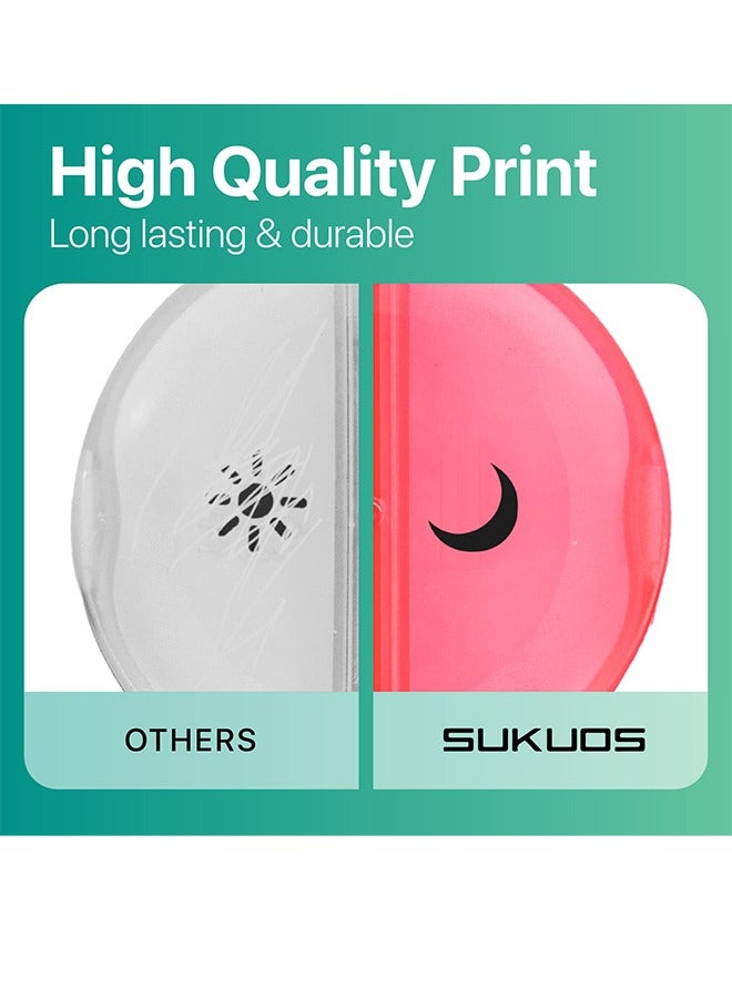 Weekly Pill Organizer 2 Times a Day, Travel Pill Box 7 Day, AM PM Twice a Day Pill Case, Portable Daily Vitamin Organizers for Medication, Vitamins, Fish Oil, Supplements (Clear) - Image 2