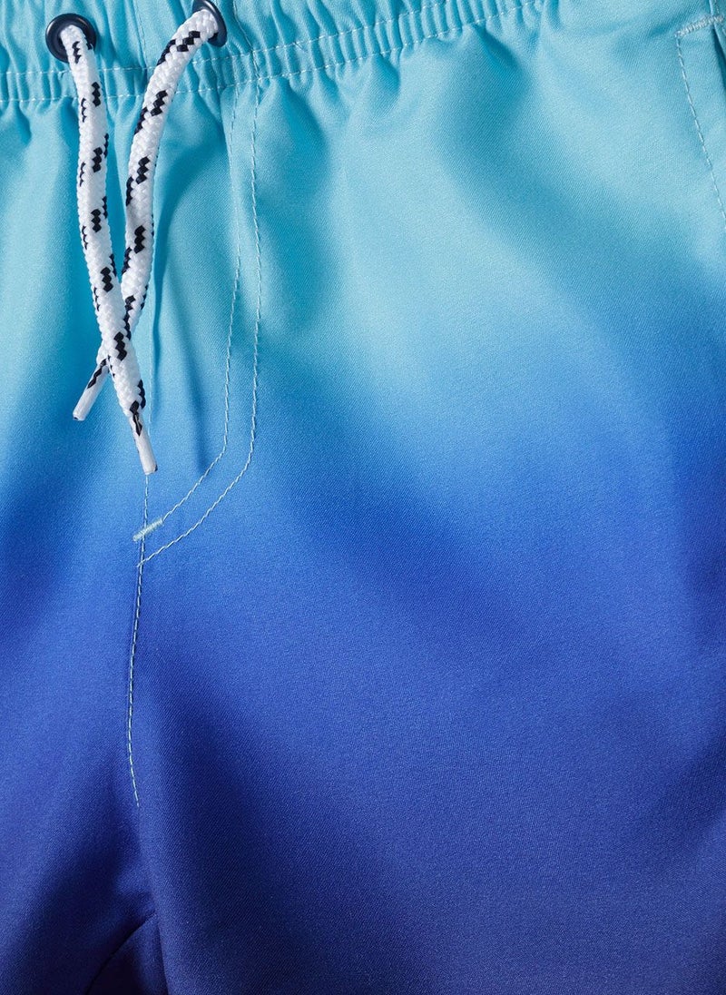 MINOTI Boys' Swim Shorts with Elastic Waist and Adjustable Drawstring - Image 4