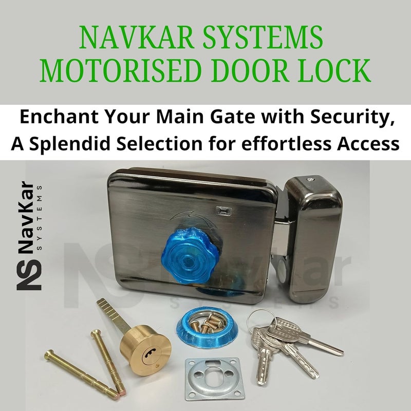 NAVKAR SYSTEMS NAVKAR SYSTEMS RFID access control with motorized lock and power supply for wooden door  - Image 3