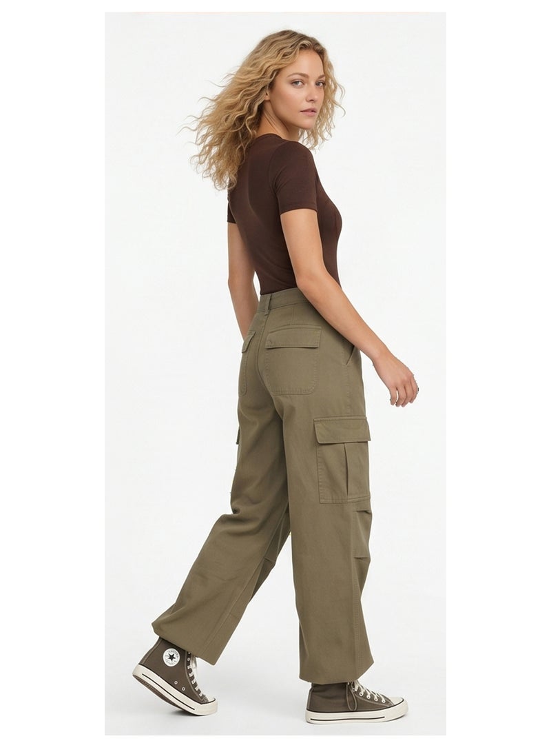 RAVIN Chocolate Brown Fitted Essential Crew Neck Tee - Image 4