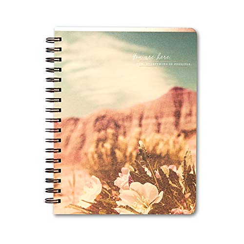 Compendium Spiral Notebook - You are here. Now, everything is possible. — A Designer Spiral Notebook with 192 Lined Pages, College Ruled, 7.0”W x 9.25”H - Image 5