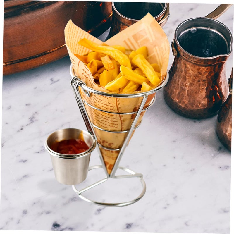 2 Pcs Stainless Steel Sauce Cups High Temperature Resistant Rustproof Easy Clean Condiment Dipping Bowls - Image 3