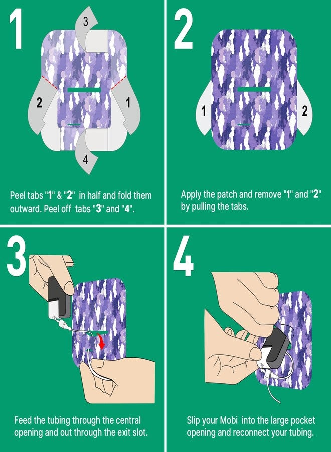 HONYOU 35Pack Tandem Mobi Adhesive Sleeve Pocket Patches Waterproof & Sweatproof, Mobi Insulin Pump Pouch Holder Overlay Hypoallergenic & Latex Free - Image 5