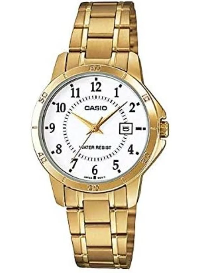 كاسيو Casio Analog Dress Watch for Women LTP-V004G-7B