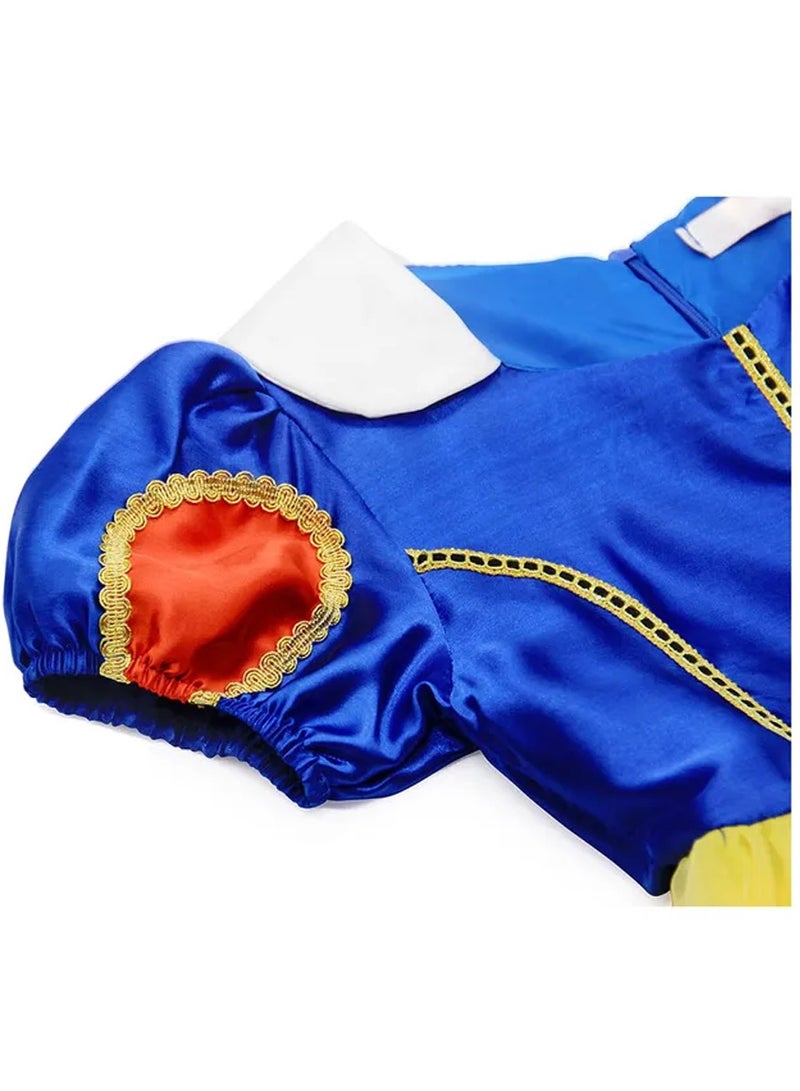 Brain Giggles Brain Giggles Snow White Cosplay Dress Costume for Girls - Medium - Image 5