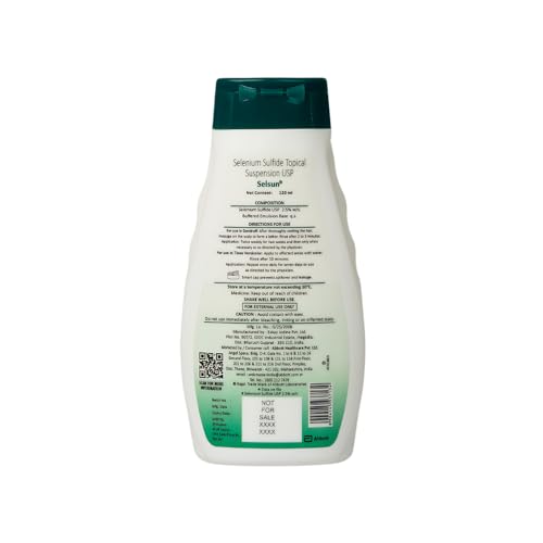 Selsun Abbott Suspension Anti Dandruff Shampoo for Men and Women, Clears Away Dandruff Flakes, Relieves From Excessive Oil, Relieves From Dandruff Related Itching- 120 ml - Image 3