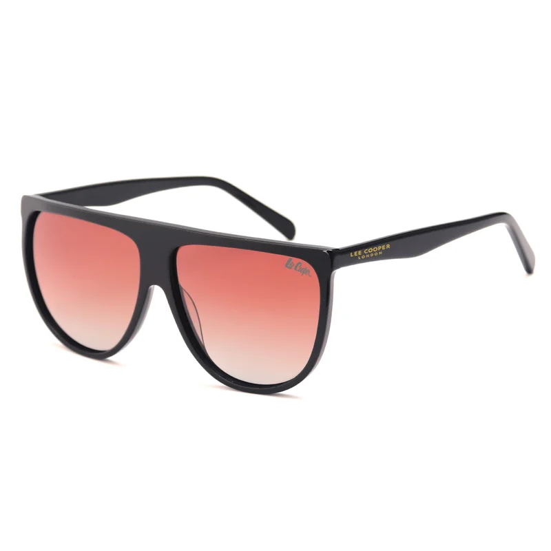 Polarized Sunglasses Black Frame Brown Mirror Lens 62mm  - LCM10815C1