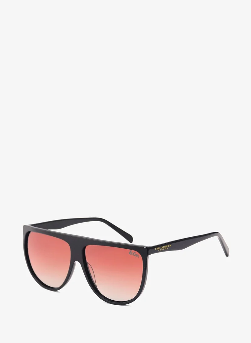 Polarized Sunglasses Black Frame Brown Mirror Lens 62mm  - LCM10815C1