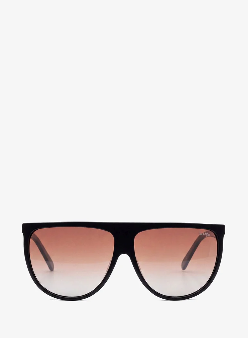 لي كوبر Polarized Sunglasses Black Frame Brown Mirror Lens 62mm  - LCM10815C1
