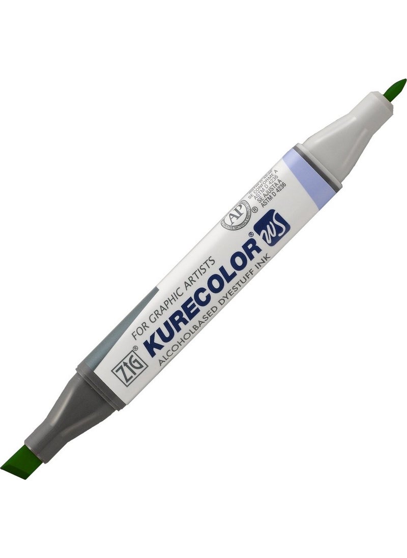 Zig Kurecolor KC3000 Twin S Marker Pen 504 Light Green  - Image 2