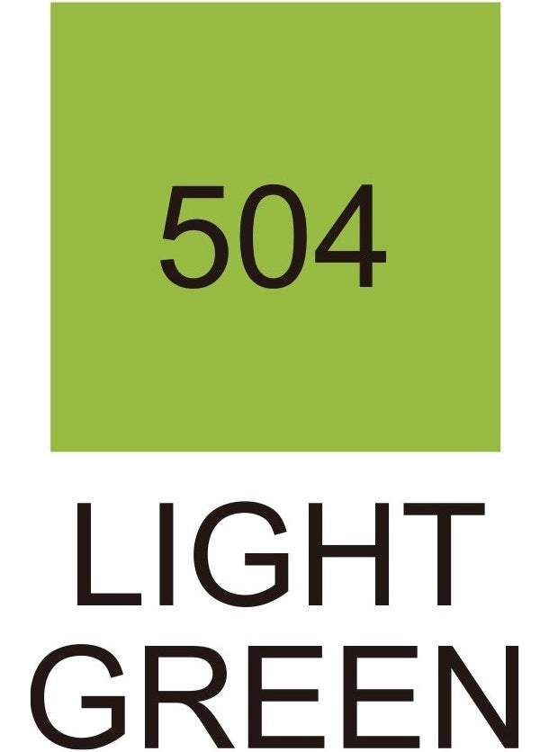 Zig Kurecolor KC3000 Twin S Marker Pen 504 Light Green  - Image 3