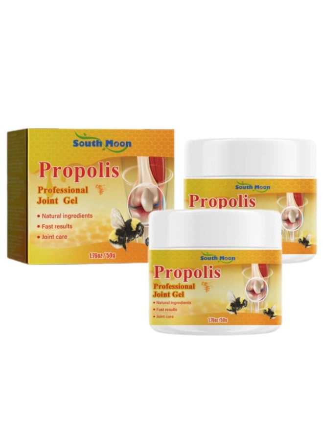 SYOSI 2PCS Bee Venom Propolis Joint Gel, Soothing Muscle & Joint Pain Relief Cream for Neck, Waist, Back, Hands, Feet & Legs - Image 1