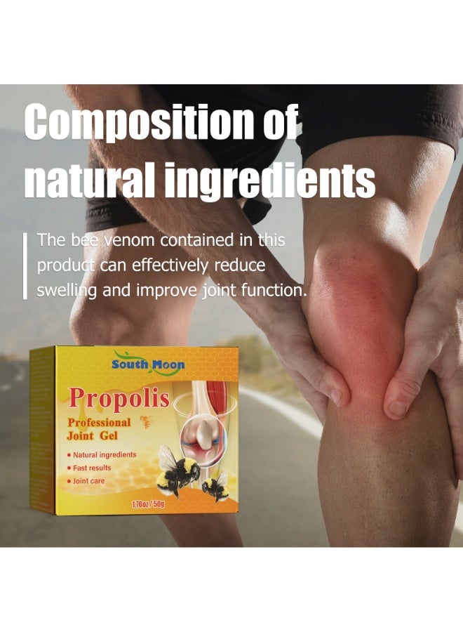 SYOSI 2PCS Bee Venom Propolis Joint Gel, Soothing Muscle & Joint Pain Relief Cream for Neck, Waist, Back, Hands, Feet & Legs - Image 4