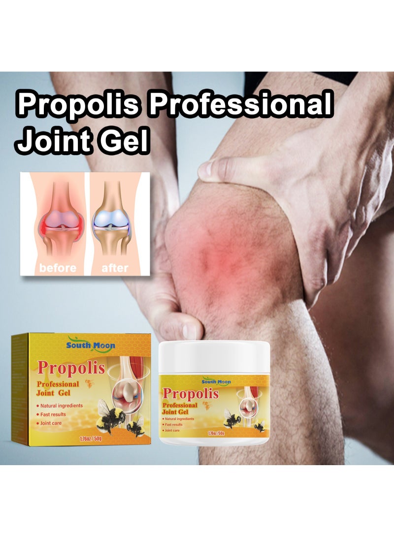 SYOSI 2PCS Bee Venom Propolis Joint Gel, Soothing Muscle & Joint Pain Relief Cream for Neck, Waist, Back, Hands, Feet & Legs - Image 2