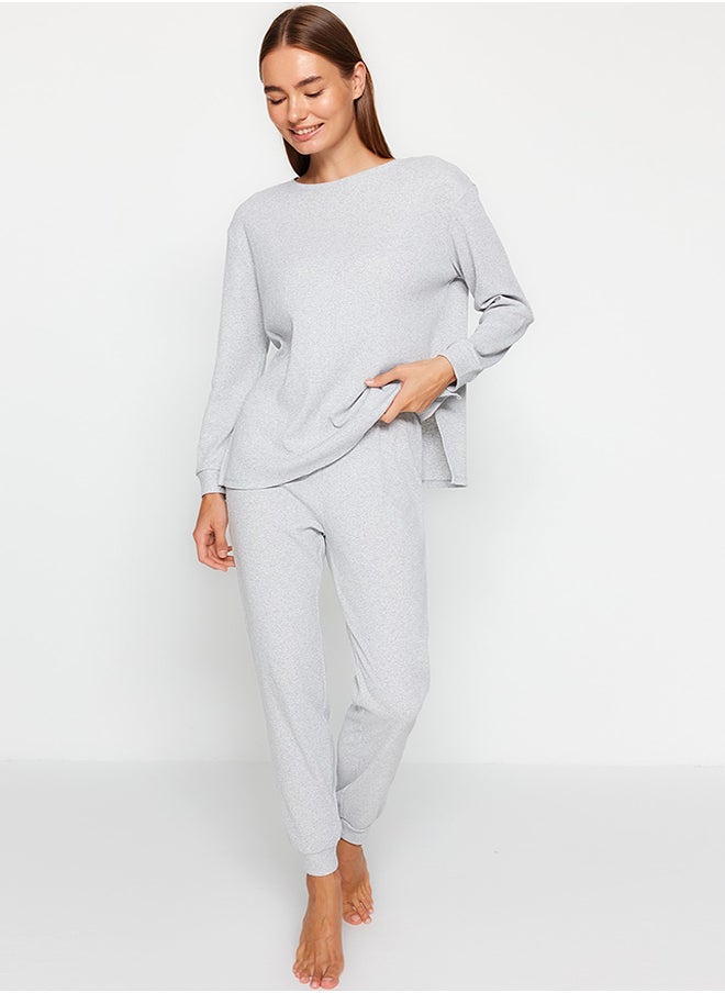 Gray Corded Cotton Wide Fit Knitted Pajama Set THMAW21PT0688 - pzsku/Z3D6FCB07A889389E84ACZ/45/_/1730941982/9da74f9f-a468-47cd-a5a6-d40dcbf23e6d