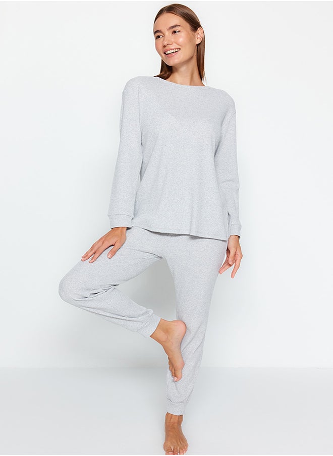 Gray Corded Cotton Wide Fit Knitted Pajama Set THMAW21PT0688 - pzsku/Z3D6FCB07A889389E84ACZ/45/_/1730941988/bb1c3824-ebdd-4d7d-a78c-0906280374bc