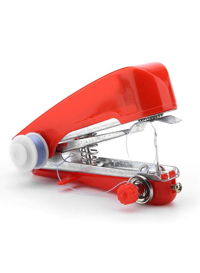 إيروريكس ماكينة خياطة يدوية صغيرة محمولة بحجم الجيب ماكينة خياطة غرز محمولة للاستخدام المنزلي والسفر - Image 5