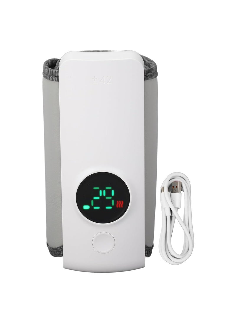Portable Bottle Warmer for Travel, Fast Heating Travel Bottle Warmer with Temperature Display  - Image 1