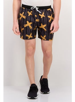 Men Brand Logo Training Shorts, Black
