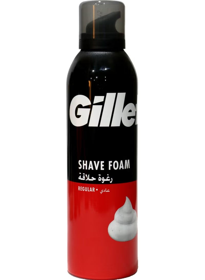 جيليت رغوة الحلاقة العادية 200 مل
