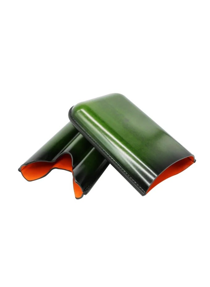 Hemingway Donatus Portable Leather Case with 3 Holder First Class Quality Travel Case Elegant Design Green - Image 3