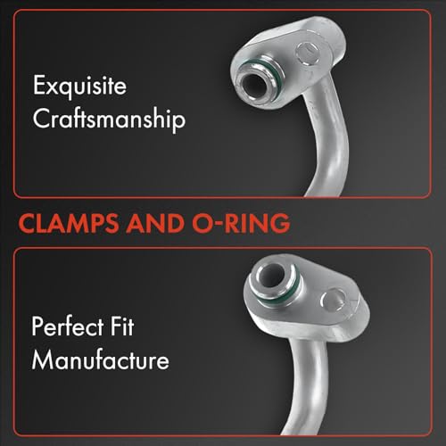 A-Premium A/C Discharge Line Hose Assembly Compatible with Toyota Camry 2007-2010 2.4L 2.5L, Compressor to Condenser - Image 3