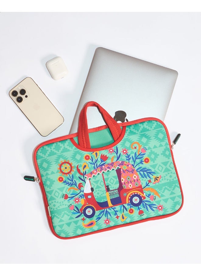 Chumbak Chumbak Laptop Sleeve Bags for Women | Laptop Case Cover Pouch Bags for Ladies | Office/College Laptop Bags | Compatible with Hp/Dell/MacBook Air  - Image 5