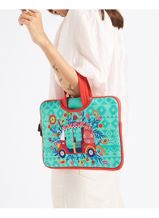 Chumbak Chumbak Laptop Sleeve Bags for Women | Laptop Case Cover Pouch Bags for Ladies | Office/College Laptop Bags | Compatible with Hp/Dell/MacBook Air  - Image 2