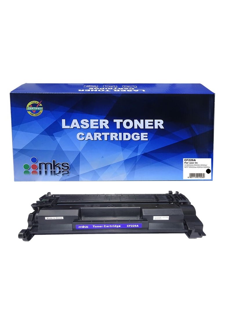 MKS Toner Cartridge CF226A Compatible with HP Laserjet M402/MFP M426 - Image 1