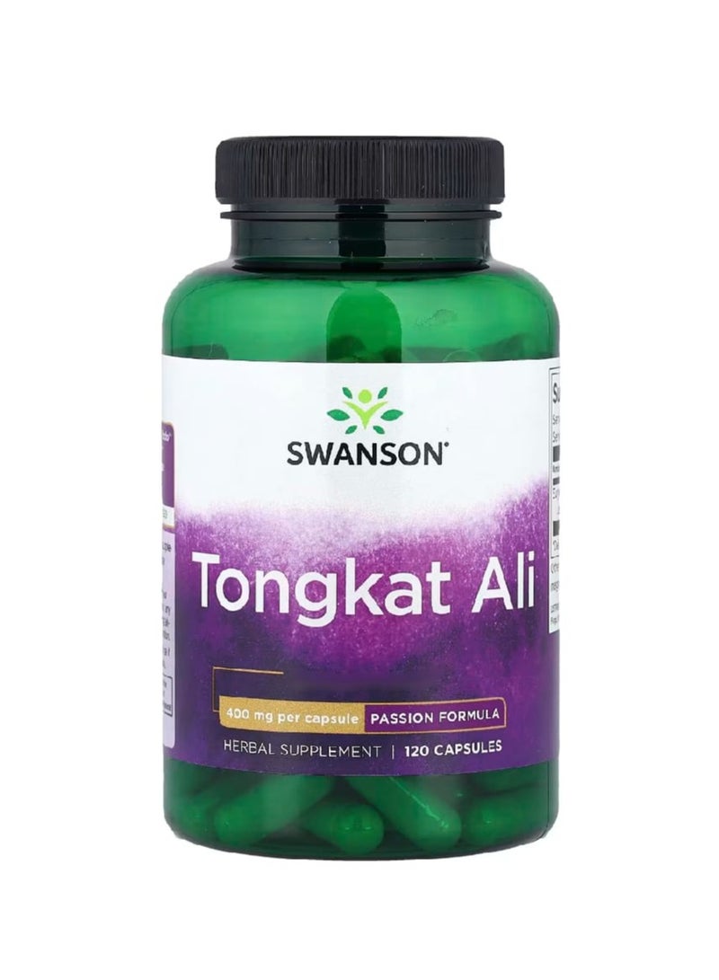 SWANSON Tongkat Ali 400 mg 120 Capsules - Image 1