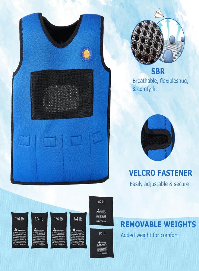 TOPARCHERY Weighted Vest for Kids with Sensory Needs - Compression Vest for Children with SDP, ADHD, ADD, Sensory Overload - Kids Weighted Vest Includes Removable Weights - Image 2