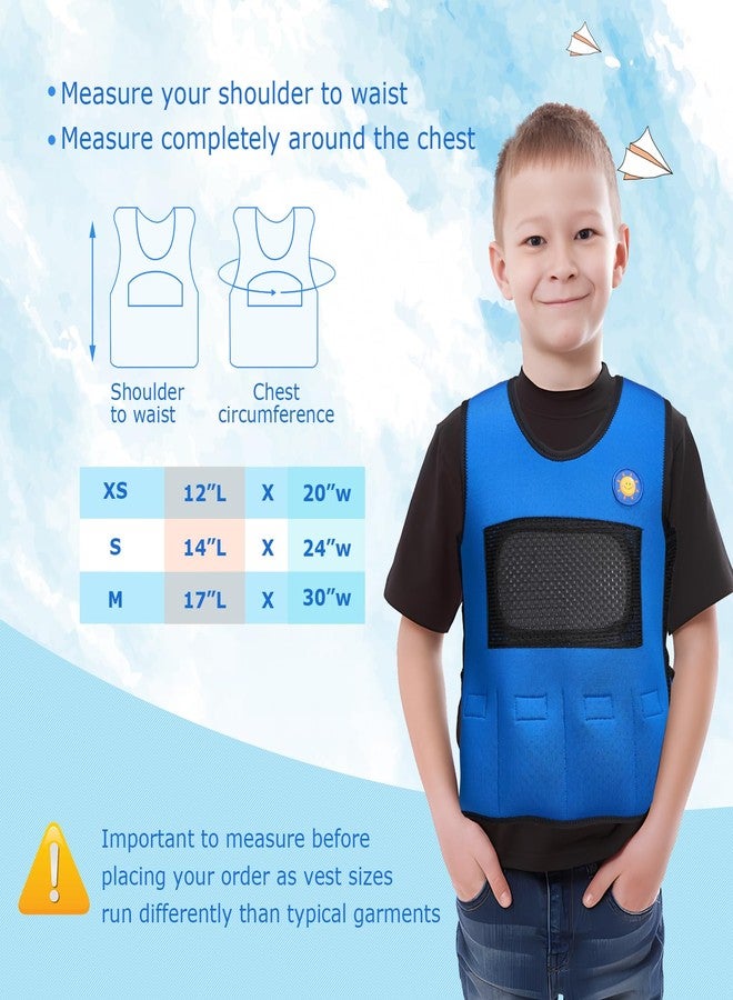 TOPARCHERY Weighted Vest for Kids with Sensory Needs - Compression Vest for Children with SDP, ADHD, ADD, Sensory Overload - Kids Weighted Vest Includes Removable Weights - Image 4