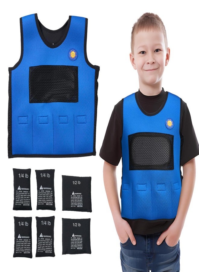 TOPARCHERY Weighted Vest for Kids with Sensory Needs - Compression Vest for Children with SDP, ADHD, ADD, Sensory Overload - Kids Weighted Vest Includes Removable Weights - Image 1