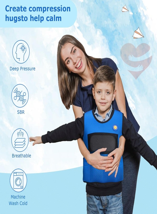 TOPARCHERY Weighted Vest for Kids with Sensory Needs - Compression Vest for Children with SDP, ADHD, ADD, Sensory Overload - Kids Weighted Vest Includes Removable Weights - Image 5