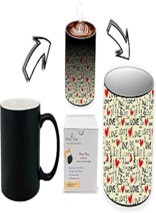 Risty Shop Valentines Day Gift for Wife Husband Girlfriend Boyfriend 150 Romantic Printed Magic Coffee Mug for Birthday, Anniversary Gift, Valentine's Day Gift, for Someone Special 